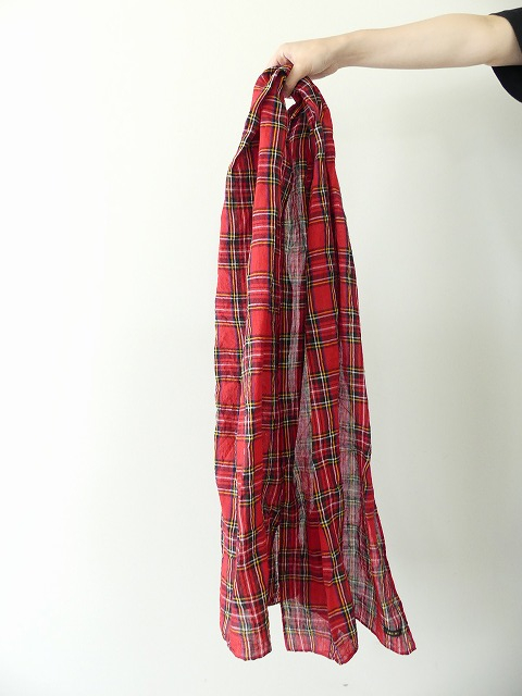 R&D.M(オールドマンズテーラー) LINEN TARTAN CHECK STOLEの商品画像6