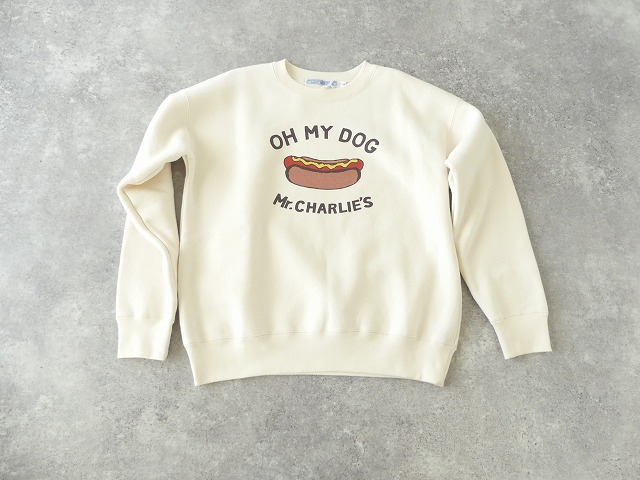 R&D.M(オールドマンズテーラー) OH MY DOG SWEAT SHIRT L-sizeの商品画像8