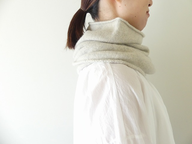 evam eva(エヴァムエヴァ) cashmere seamless loop stoleの商品画像4