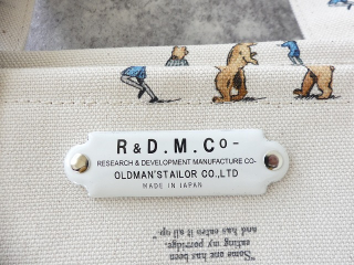 R&D.M(オールドマンズテーラー) BROWN BEARS TOTE BAG S-sizeの商品画像25