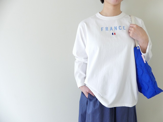 快晴堂(かいせいどう) 長袖UNI-Tシャツ COMFORT FIT ロゴT　ツール・ド・ヨーロッパ A柄フランスの商品画像1