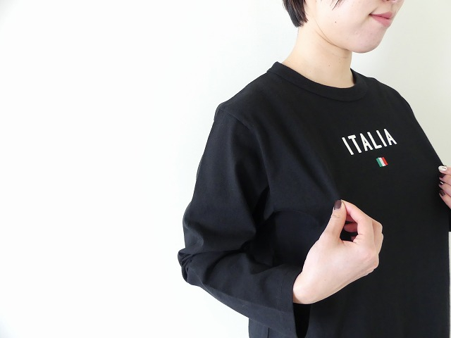 快晴堂(かいせいどう) 長袖UNI-Tシャツ COMFORT FIT ロゴT　ツール・ド・ヨーロッパ B柄イタリアの商品画像5