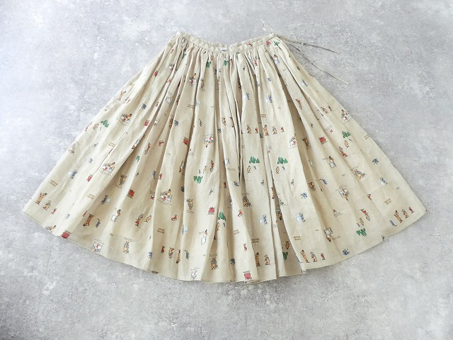 R&D.M(オールドマンズテーラー) BROWN BEARS GATHER SKIRTの商品画像11