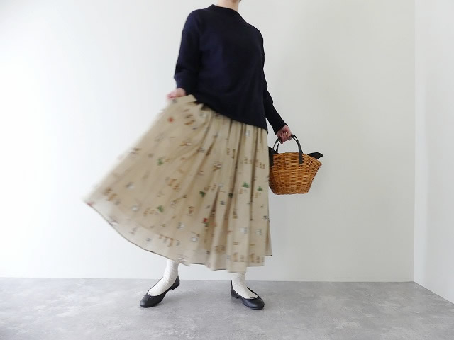 R&D.M(オールドマンズテーラー) BROWN BEARS GATHER SKIRTの商品画像7