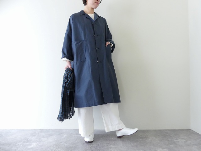 R&D.M(オールドマンズテーラー) TAFFETA OPEN COLLAR WORK COATの商品画像1