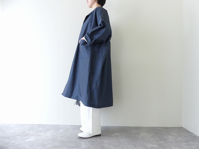 R&D.M(オールドマンズテーラー) TAFFETA OPEN COLLAR WORK COATの商品画像10