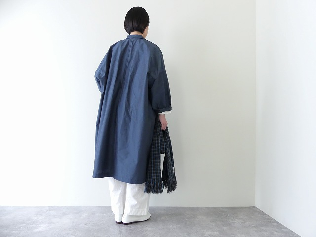 R&D.M(オールドマンズテーラー) TAFFETA OPEN COLLAR WORK COATの商品画像11