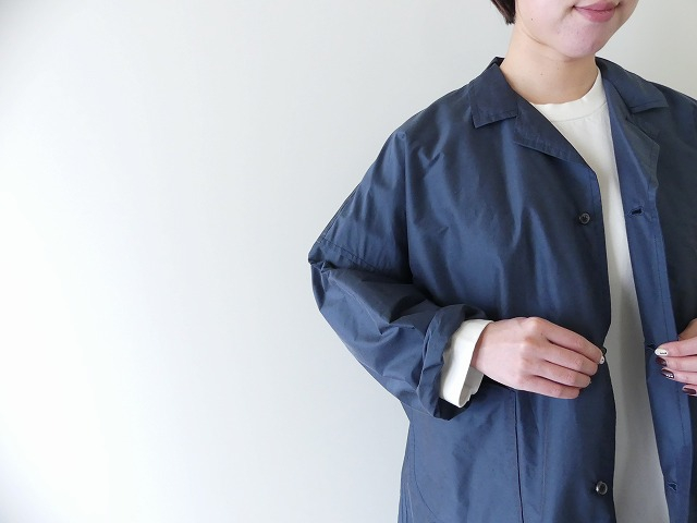 R&D.M(オールドマンズテーラー) TAFFETA OPEN COLLAR WORK COATの商品画像3