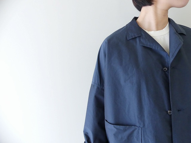 R&D.M(オールドマンズテーラー) TAFFETA OPEN COLLAR WORK COATの商品画像5