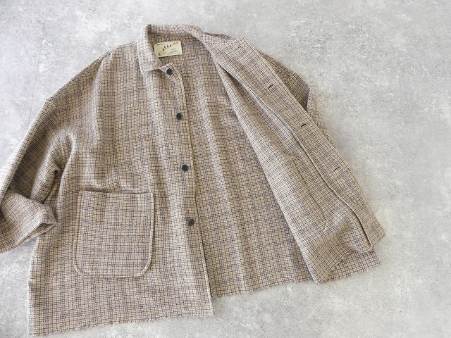 R&D.M(オールドマンズテーラー) WOOL G.C.　OPEN COLLAR WORK JACKETの商品画像5