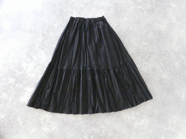 mizuiro ind(ミズイロインド) washer pleats tiered SK ワッシャープリーツティアードスカートの商品画像14