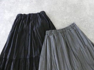 mizuiro ind(ミズイロインド) washer pleats tiered SK ワッシャープリーツティアードスカートの商品画像21