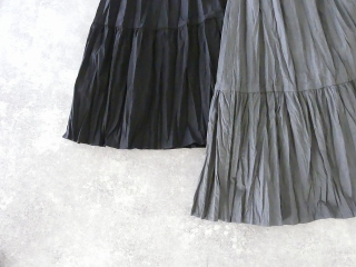 mizuiro ind(ミズイロインド) washer pleats tiered SK ワッシャープリーツティアードスカートの商品画像22