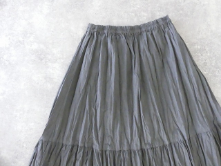 mizuiro ind(ミズイロインド) washer pleats tiered SK ワッシャープリーツティアードスカートの商品画像29