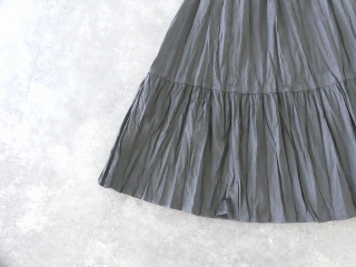 mizuiro ind(ミズイロインド) washer pleats tiered SK ワッシャープリーツティアードスカートの商品画像30