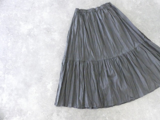 mizuiro ind(ミズイロインド) washer pleats tiered SK ワッシャープリーツティアードスカートの商品画像34