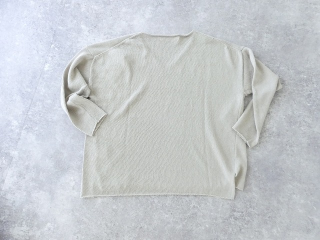 evam eva(エヴァムエヴァ) ramie cotton v neck pulloverの商品画像13