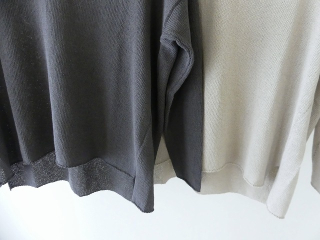 evam eva(エヴァムエヴァ) ramie cotton v neck pulloverの商品画像43