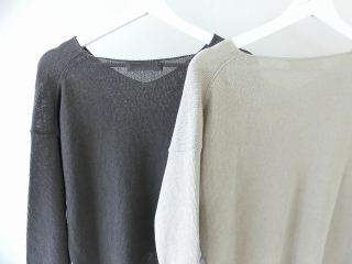 evam eva(エヴァムエヴァ) ramie cotton v neck pulloverの商品画像44