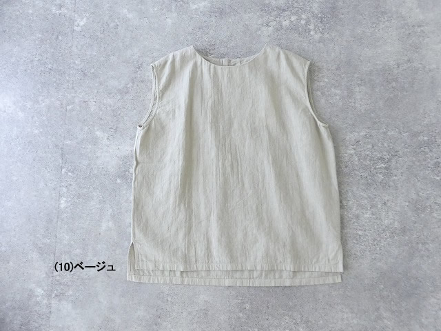 evam eva(エヴァムエヴァ) water linen sleevelessの商品画像12