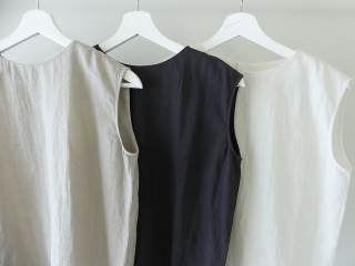 evam eva(エヴァムエヴァ) water linen sleevelessの商品画像45