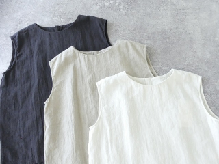 evam eva(エヴァムエヴァ) water linen sleevelessの商品画像47