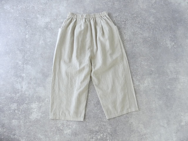 evam eva(エヴァムエヴァ) water linen cropped pantsの商品画像16