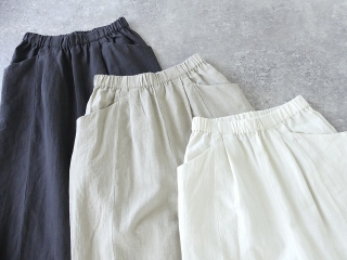 evam eva(エヴァムエヴァ) water linen cropped pantsの商品画像23