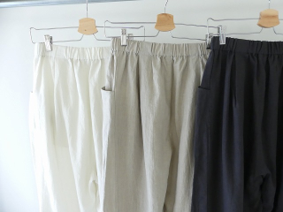 evam eva(エヴァムエヴァ) water linen cropped pantsの商品画像48