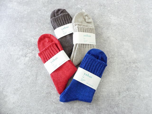 yahae(ヤハエ) Organic Cotton Linen Ankle Socksの商品画像3