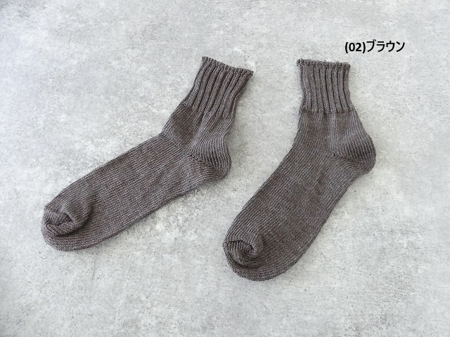 yahae(ヤハエ) Organic Cotton Linen Ankle Socksの商品画像35