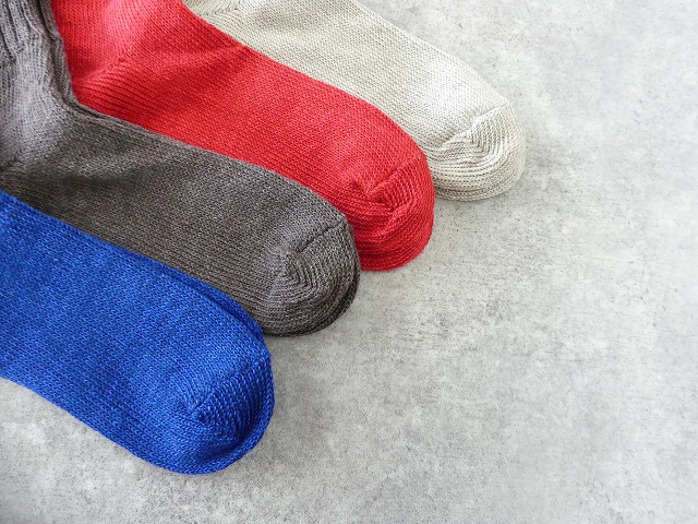 yahae(ヤハエ) Organic Cotton Linen Ankle Socksの商品画像4