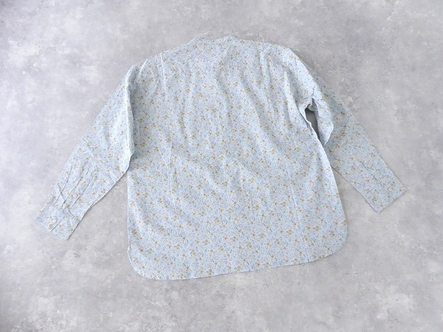 ARMEN(アーメン) COTTON FLOWER PRINT UTILITY BANDED COLLAR SHIRTの商品画像13