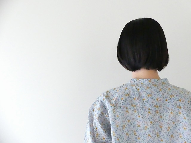 ARMEN(アーメン) COTTON FLOWER PRINT UTILITY BANDED COLLAR SHIRTの商品画像7