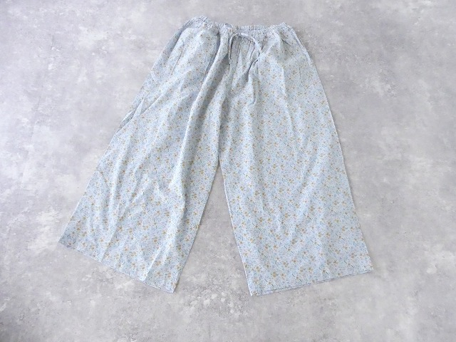 ARMEN(アーメン) COTTON FLOWER PRINT GATHERED EASY PANTS WITH LININGの商品画像11