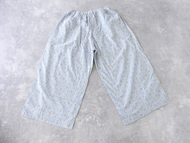 ARMEN(アーメン) COTTON FLOWER PRINT GATHERED EASY PANTS WITH LININGの商品画像13