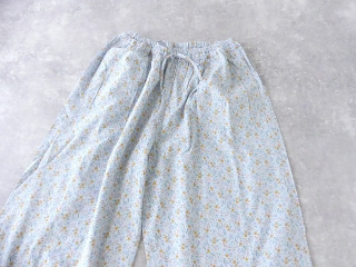 ARMEN(アーメン) COTTON FLOWER PRINT GATHERED EASY PANTS WITH LININGの商品画像23