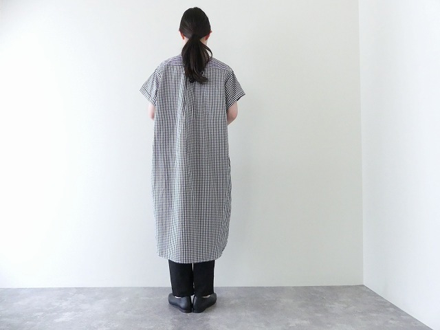 Gymphlex(ジムフレックス) レギュラーカラーギンガムシャツドレス REGULAR COLLAR SHIRT DRESSの商品画像2