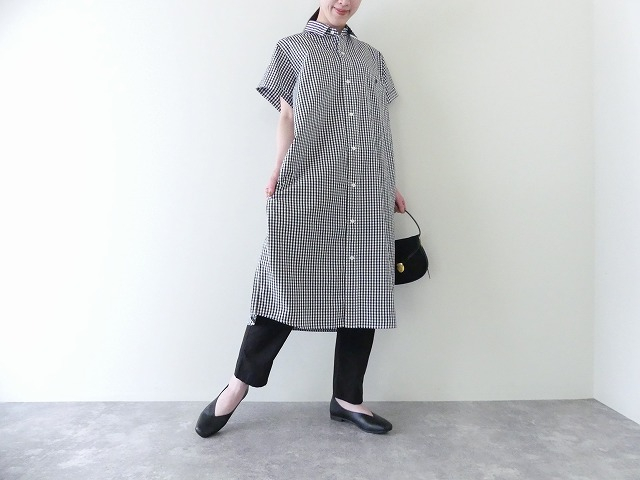 Gymphlex(ジムフレックス) レギュラーカラーギンガムシャツドレス REGULAR COLLAR SHIRT DRESSの商品画像6