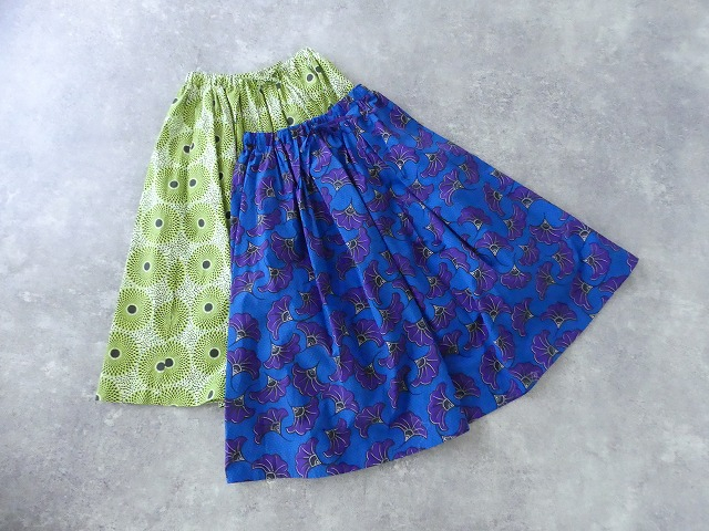 le glazik(ル・グラジック) バテックプリントタックギャザースカート　TUCK GATHERED SKIRTの商品画像10