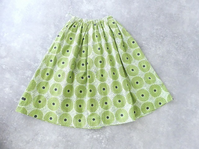 le glazik(ル・グラジック) バテックプリントタックギャザースカート　TUCK GATHERED SKIRTの商品画像9