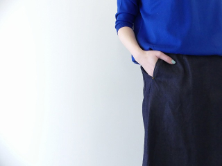 SARAHWEAR(サラウェア) フェイクラップスカート Fake Wrap Skirt Indigo Co/Ten Twillの商品画像21