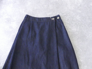 SARAHWEAR(サラウェア) フェイクラップスカート Fake Wrap Skirt Indigo Co/Ten Twillの商品画像25