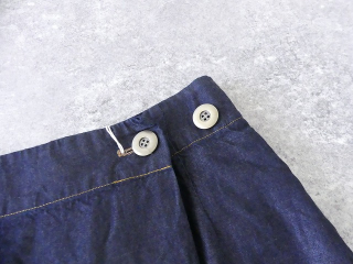 SARAHWEAR(サラウェア) フェイクラップスカート Fake Wrap Skirt Indigo Co/Ten Twillの商品画像26