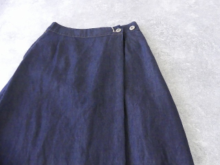 SARAHWEAR(サラウェア) フェイクラップスカート Fake Wrap Skirt Indigo Co/Ten Twillの商品画像28