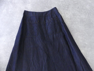 SARAHWEAR(サラウェア) フェイクラップスカート Fake Wrap Skirt Indigo Co/Ten Twillの商品画像34