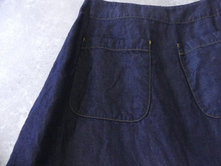 SARAHWEAR(サラウェア) フェイクラップスカート Fake Wrap Skirt Indigo Co/Ten Twillの商品画像35