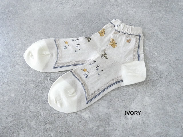 ANTIPAST(アンティパスト) BOTANICAL XVI COVER SOCKSの商品画像3