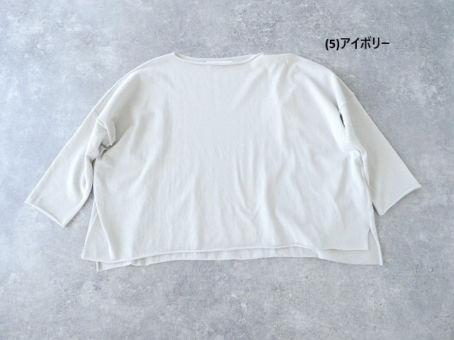 evam eva(エヴァムエヴァ) cotton wide pulloverの商品画像12