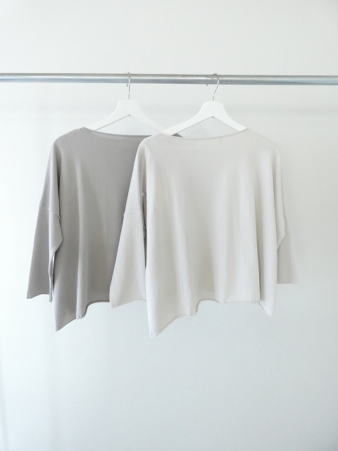 evam eva(エヴァムエヴァ) cotton wide pulloverの商品画像13